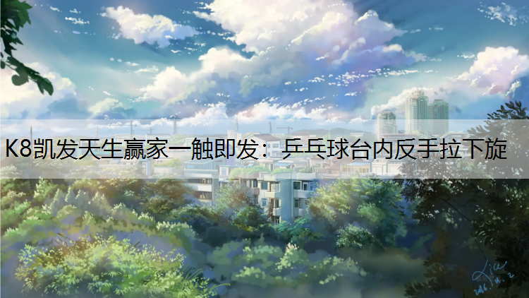 乒乓球台内反手拉下旋