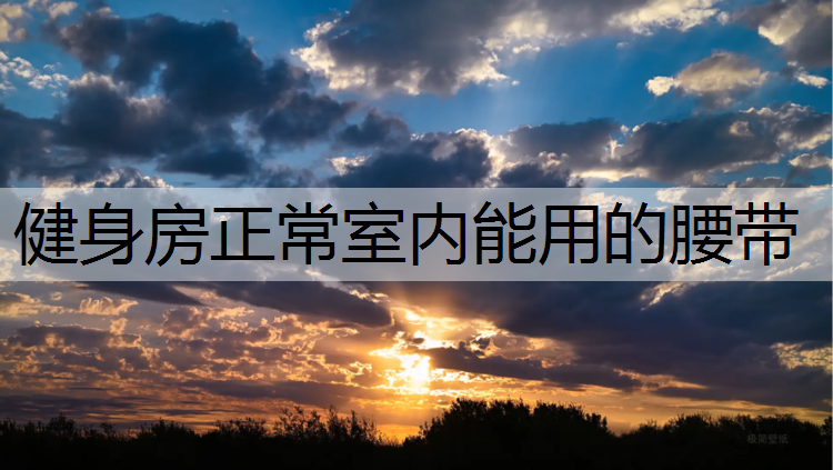 健身房正常室内能用的腰带